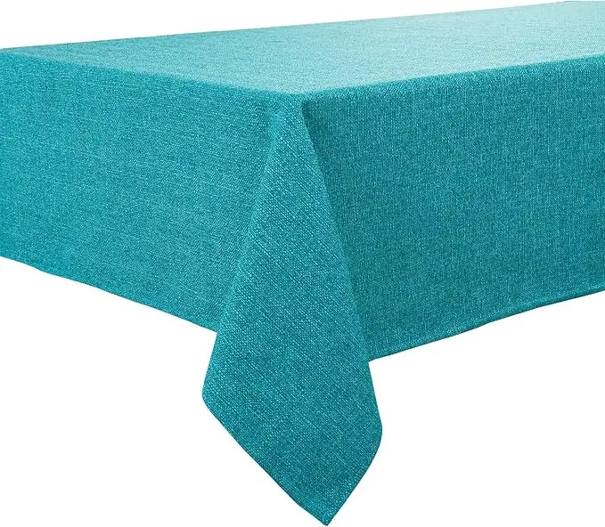 BALCONY & FALCON Square Tablecloth Washable Wrinkle Resistant and Water Proof