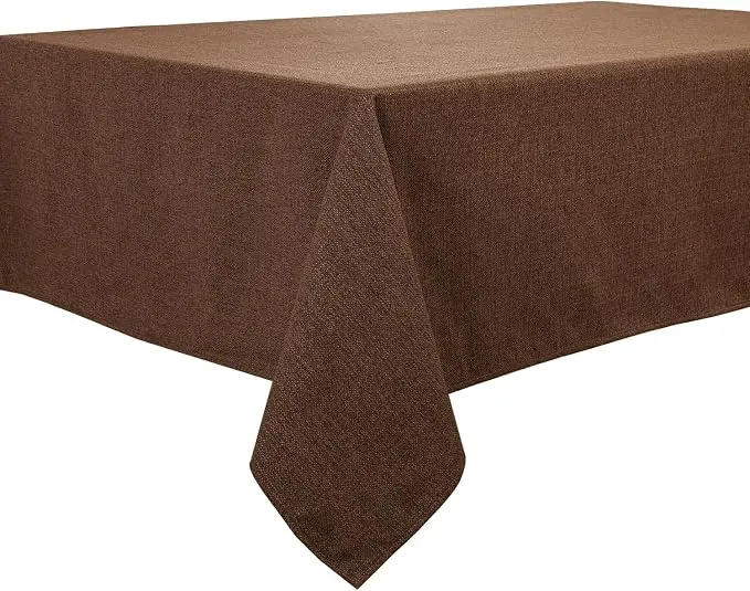 BALCONY & FALCON Square Tablecloth Washable Wrinkle Resistant and Water Proof