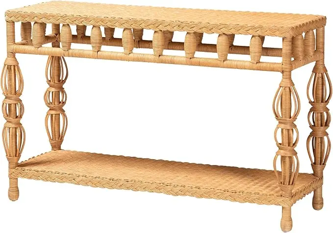 Bali & pari Dolby Natural Rattan Console Table