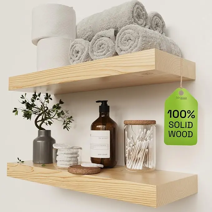 BAOBAB WORKSHOP Solid Wood Floating Shelves