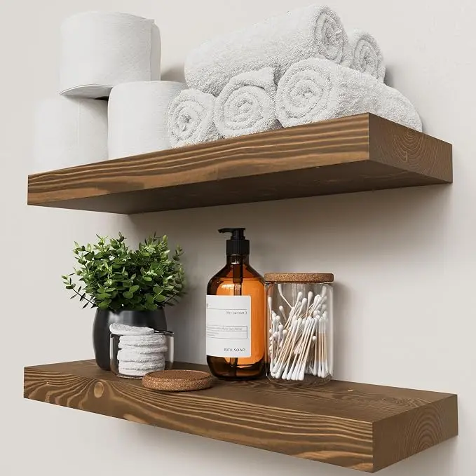 BAOBAB WORKSHOP Wood Floating Shelves