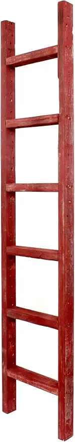 BARNWOODUSA Rustic Decorative Ladder