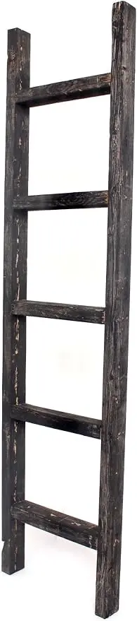 BARNWOODUSA Rustic Decorative Ladder