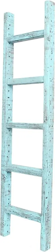 BARNWOODUSA Rustic Decorative Ladder