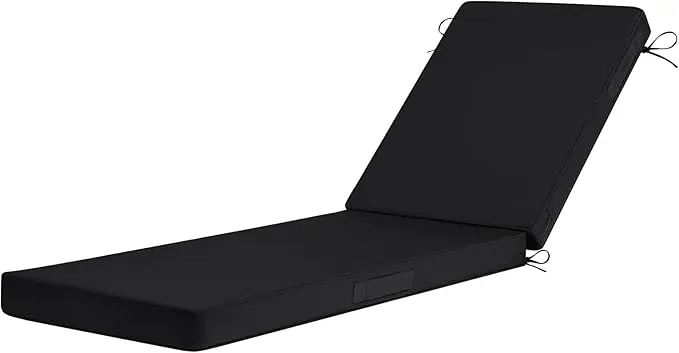 Basic Beyond Chaise Lounge Cushions Outdoor, 3-Layer Waterproof Outdoor