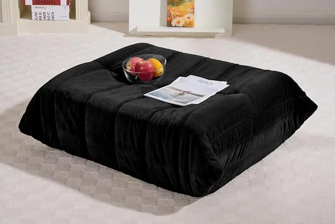 Bean Bag Pouf Ottoman, Foot Stool, Foot Rest
