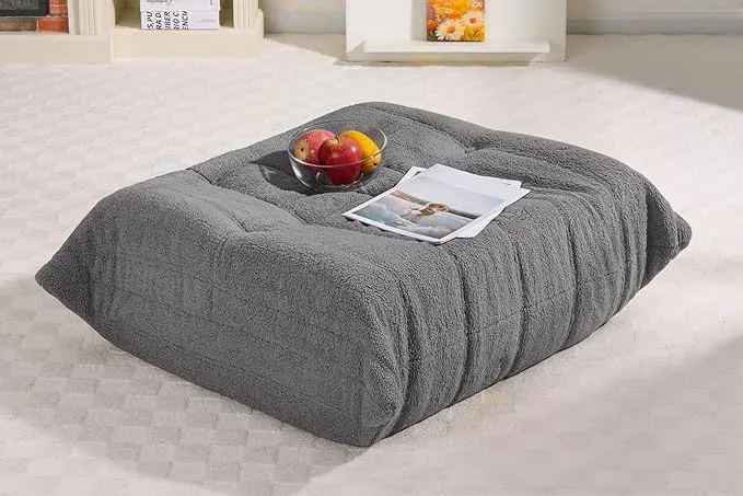 Bean Bag Pouf Ottoman, Foot Stool, Foot Rest