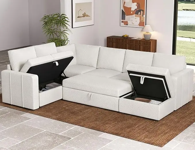 Belffin Modular Sectional Sleeper Sofa