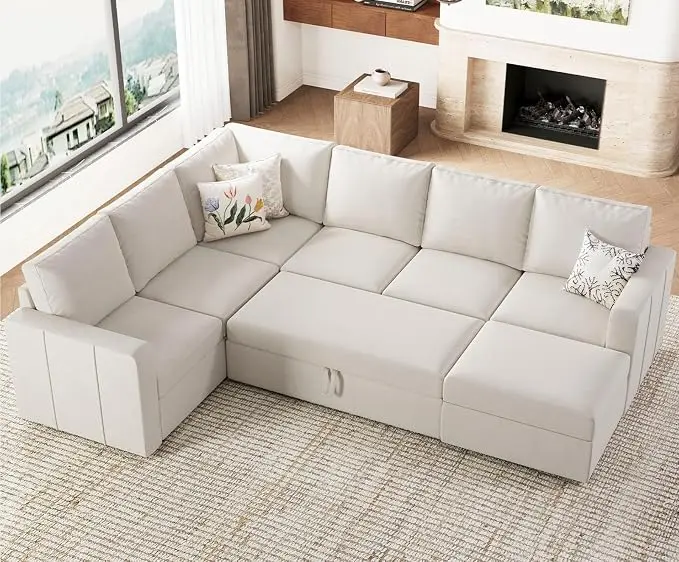 Belffin Modular Sectional Sleeper Sofa