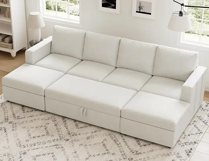 Belffin Modular Sectional Sleeper Sofa Bed