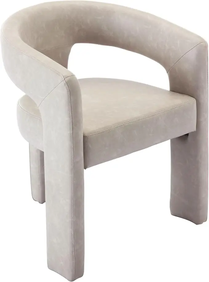 BESTANO Modern PU Leather Upholstered Dining Chairs