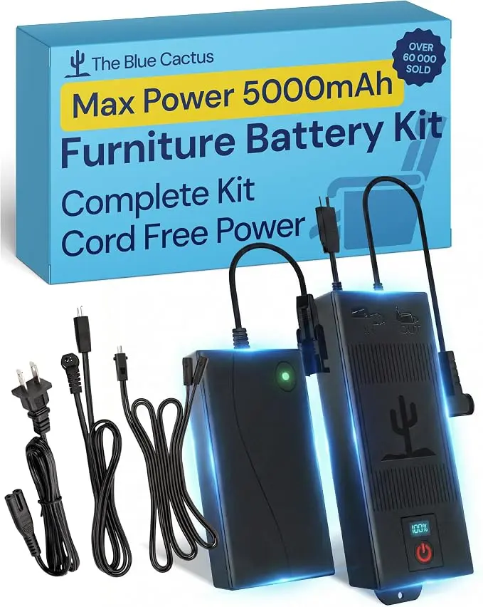 Blue Cactus 5000mAh Rechargeable Battery Pack