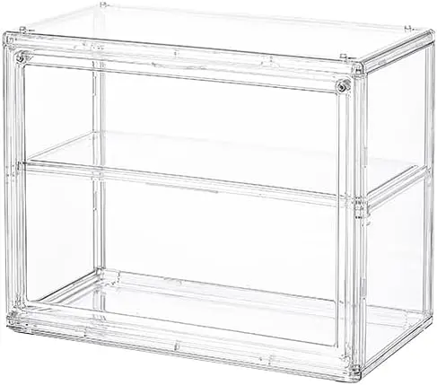 BOHOIDEE 2 Tiers Clear Display Case