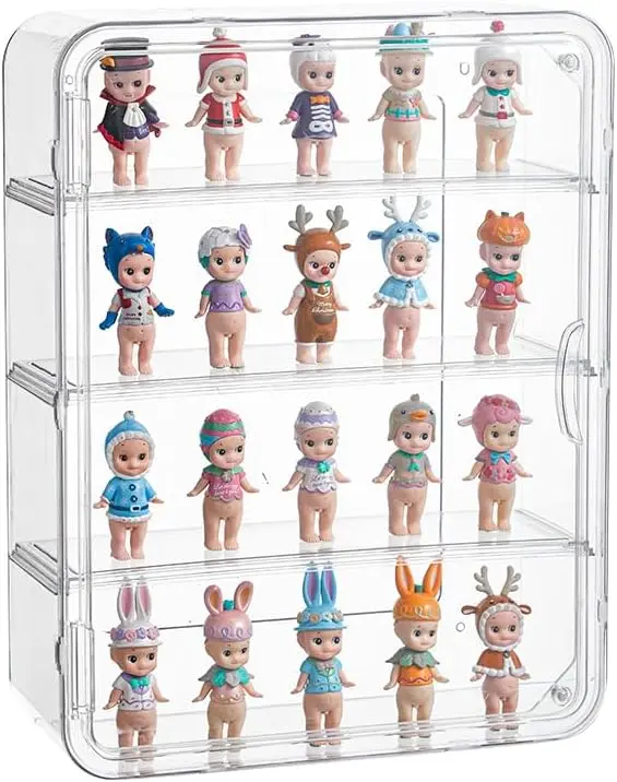 BOHOIDEE 4 Tiers Clear Display Case