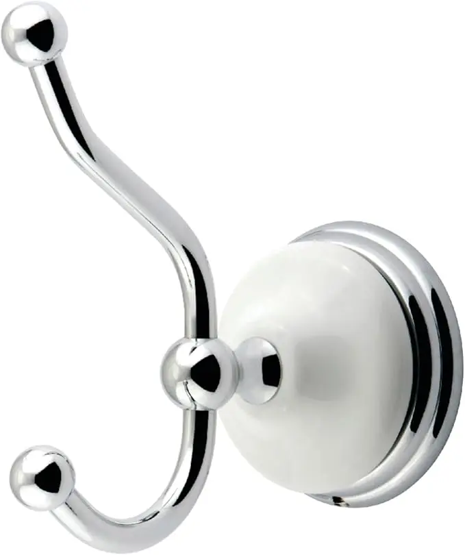 Brass BA1117C Victorian Robe Hook, 5-7/16-Inch, Polished Chrome