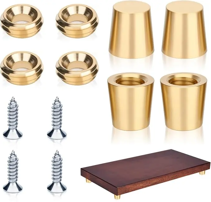 Brass Cutting Board Feet,Chopping Board Feet Set