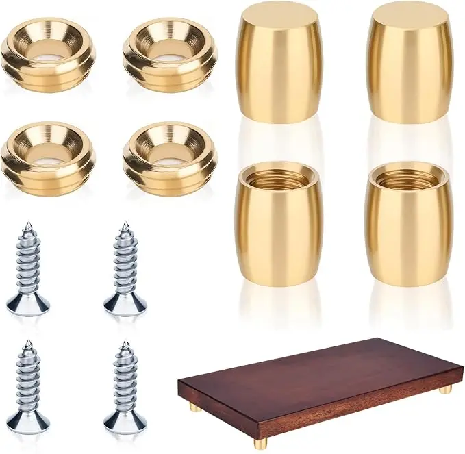 Brass Cutting Board Feet,Complete