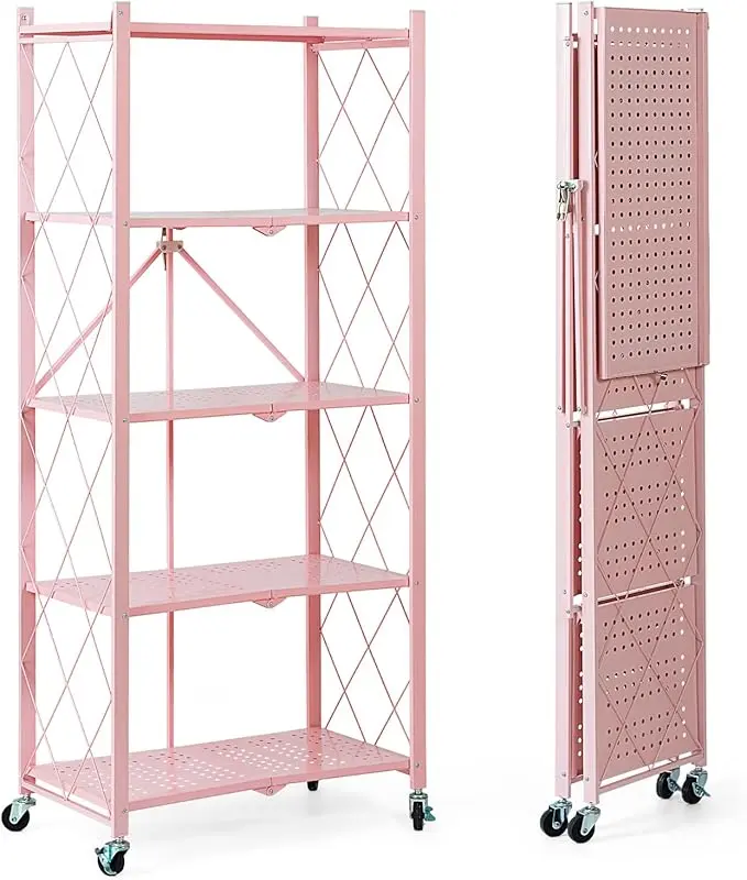 BRIAN & DANY 5-Tier Foldable Storage Shelves