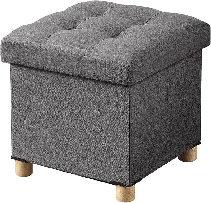 BRIAN & DANY Ottoman with Storage, Small Storage Ottoman