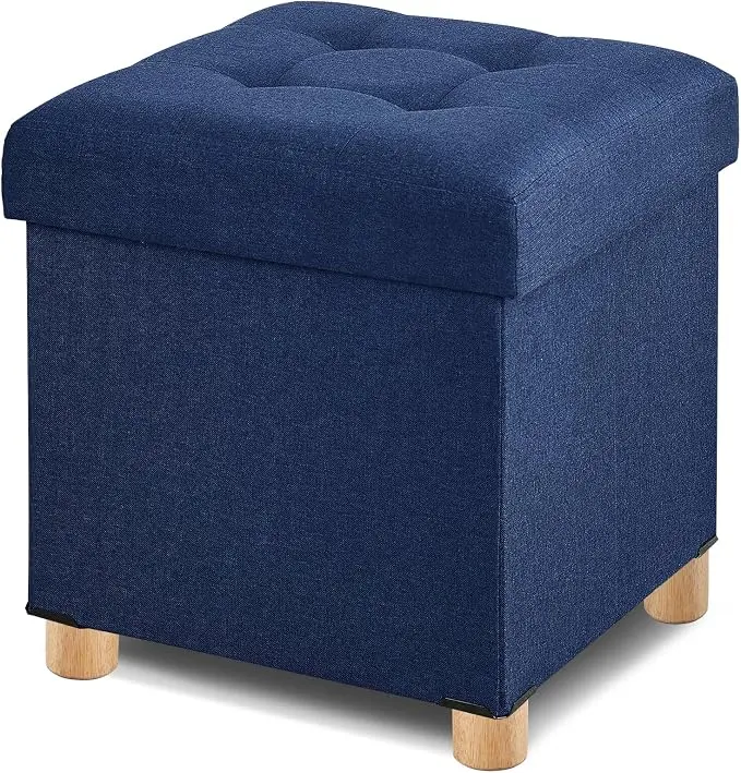 BRIAN & DANY Ottoman with Storage, Square Storage Ottoman