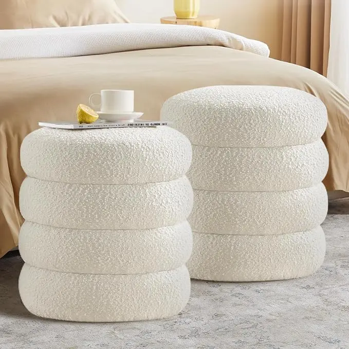 Busaurus Round Ottoman with Storage