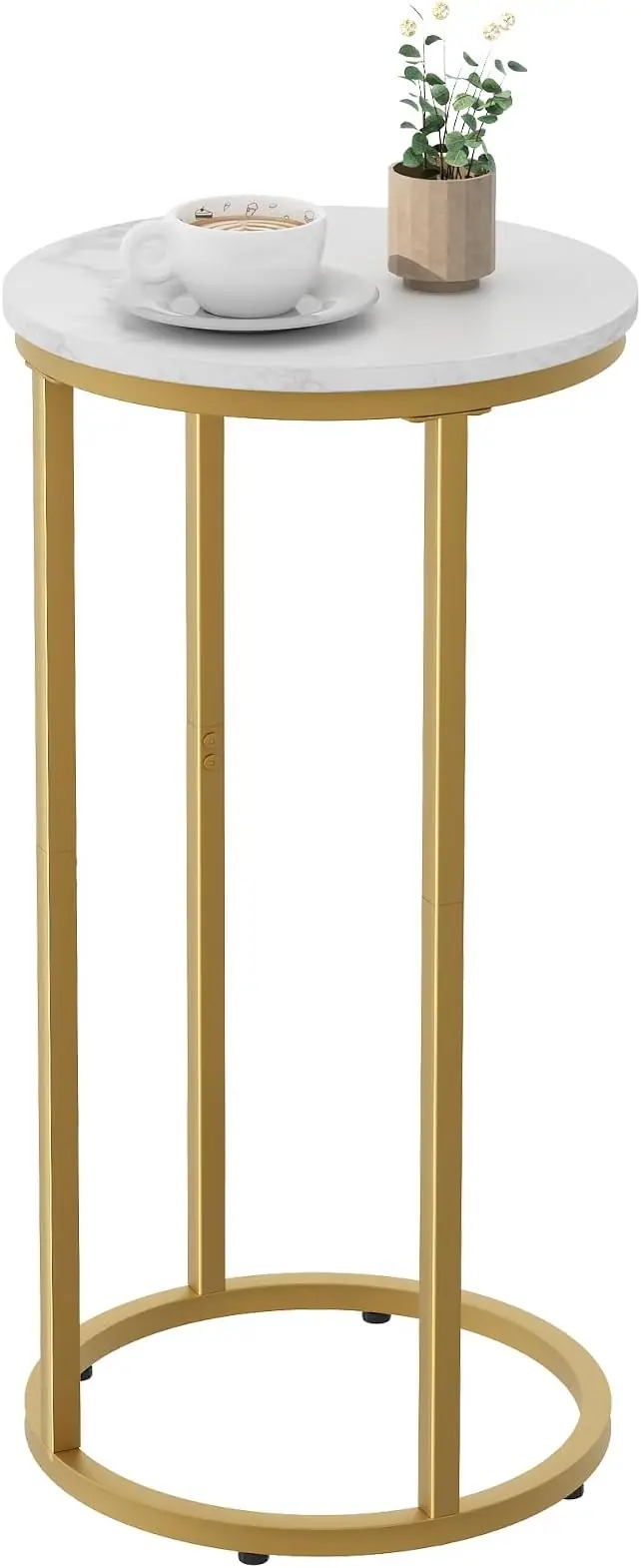C Shaped End Table, Couch Side Tables