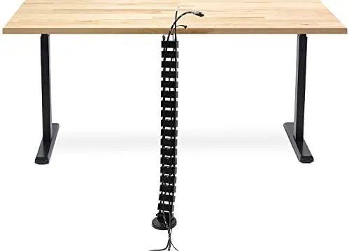! Cable Management Spine, 50" Desk Cord Organizer