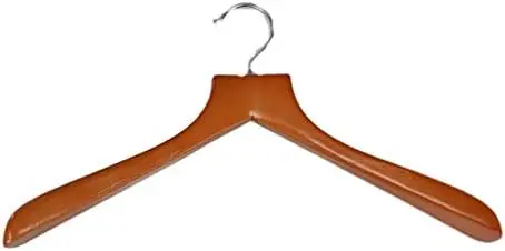 Cherry Finish Deluxe Coat Hanger (Set of 50)