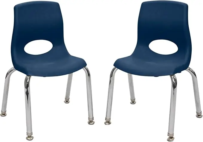 Children’s Factory MyPosture Plus 8" Chair, 2 Pack, Stackable Ergonomic Seating