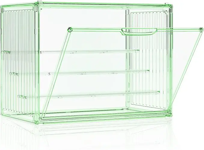 Clear Green Acrylic Figure Display Case