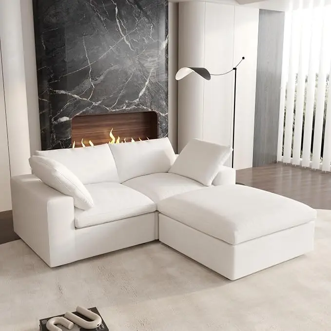 Cloud Modular Sectional Sofa, 80.3" Down Filled Comfort Sofa Couch