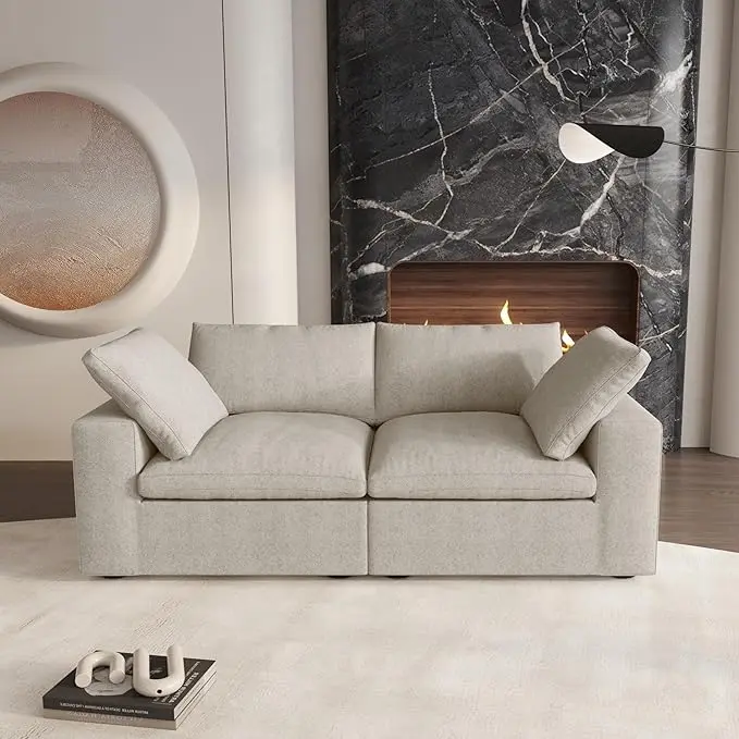 Cloud Modular Sectional Sofa Couch, 80.3" Convertible Couches Lovesofa