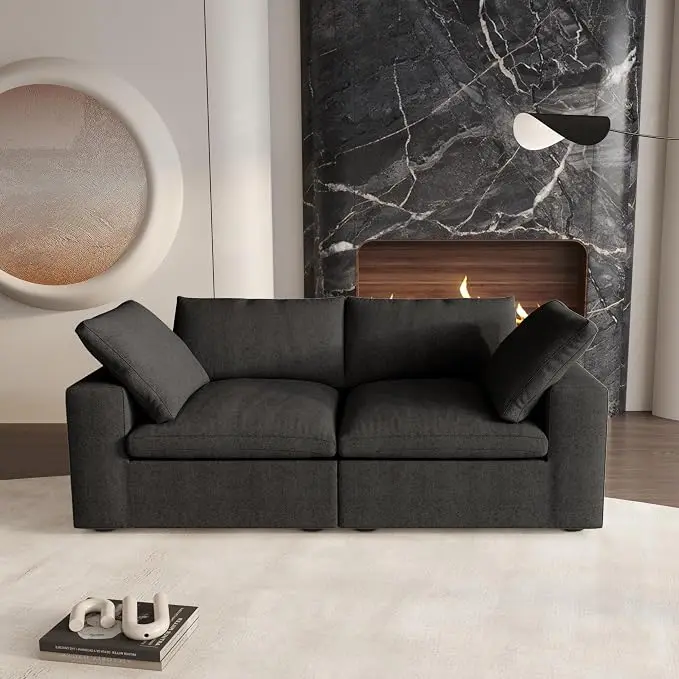 Cloud Modular Sectional Sofa Couch, 80.3" Convertible Couches Lovesofa