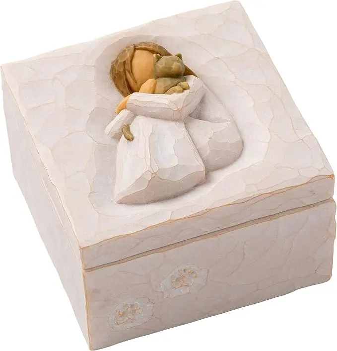 Comfort, sculpted hand-painted Keepsake Box