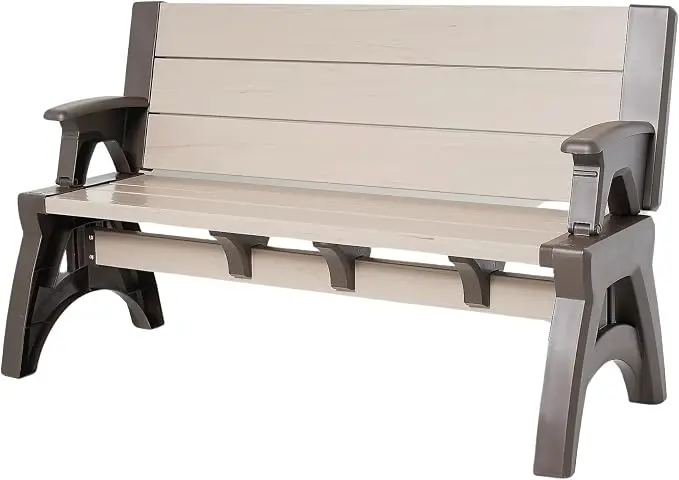 Convert-a-Bench 2-in-1 Outdoor Bench & Picnic Table