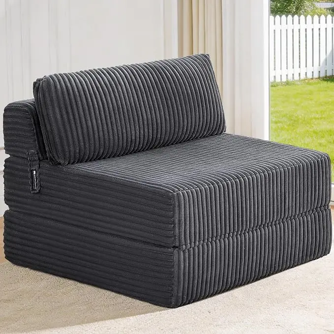 Convertible 4-in-1 Folding Sofa Bed Boneless Sleeper Chair Couch Foldable