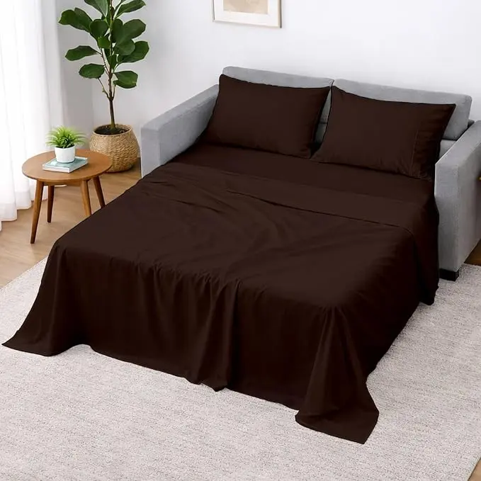 Cottington Lane Sleeper Sofa Sheets Full Size, 4 Piece Premium Quality 100%
