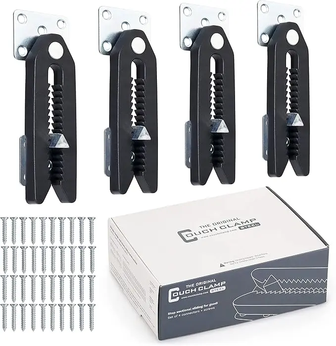 Couch Clamp Steel Non-Slip Sectional Connectors