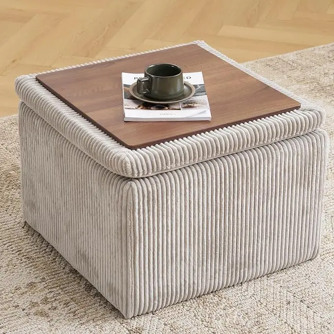 Cube Storage Ottoman, Ottoman Footstool