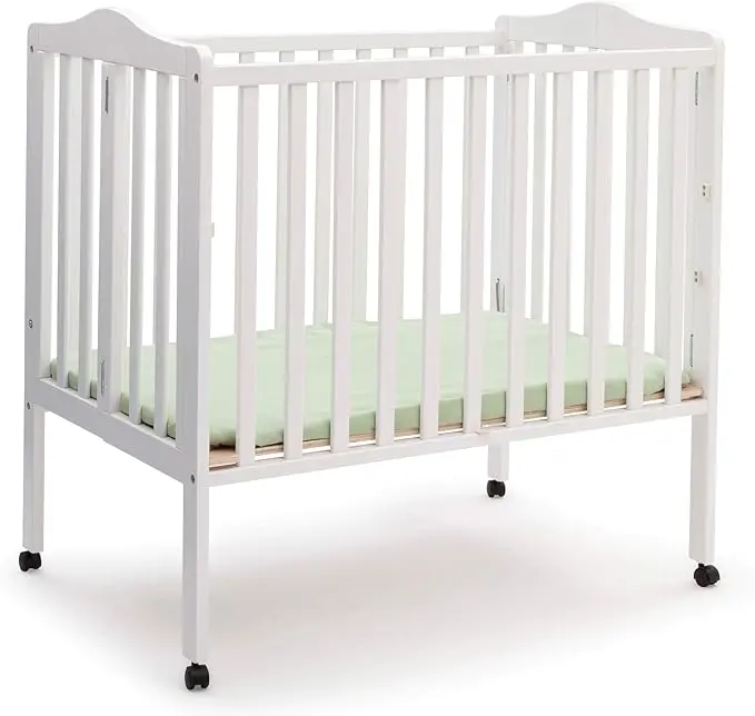 Delta Children Folding Portable Mini Baby Crib