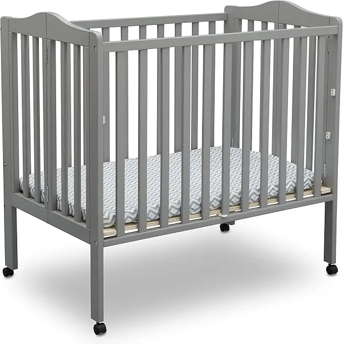 Delta Children Folding Portable Mini Baby Crib