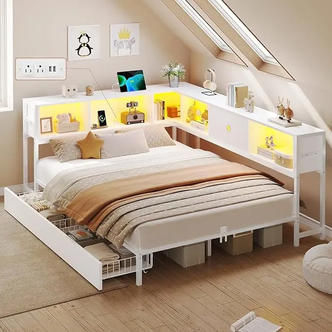 DICTAC Full Corner Bed Frame