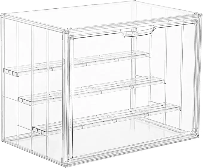Display Case for Collectibles 4 Layer Updated Adjustable Acrylic Display Case