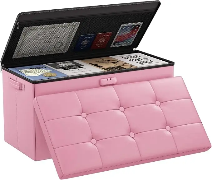 DocSafe Storage Ottoman Bench