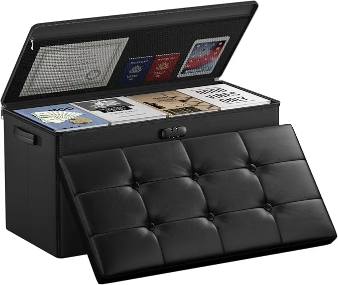 DocSafe Storage Ottoman Bench