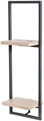 Double Floating Wall Shelf SHF-08572 Natural