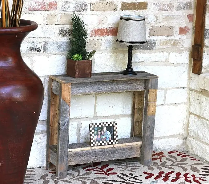 Doug and Cristy Designs Rustic Natural Side Table