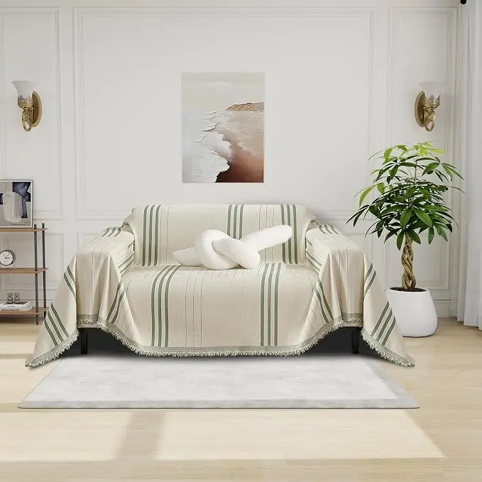 DREAMINGO Armchair Cover Washable Chenille Sofa Protector