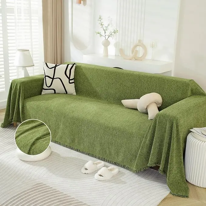 DREAMINGO Sofa Covers Herringbone Jacquard Modern Minimalism Couch Cover Wear