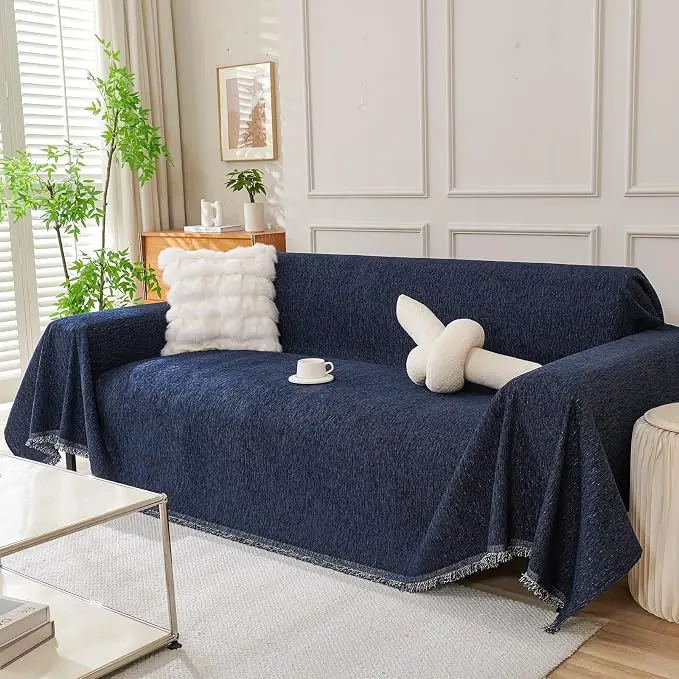 DREAMINGO Sofa Covers Washable Thick Chenille Couch Cover